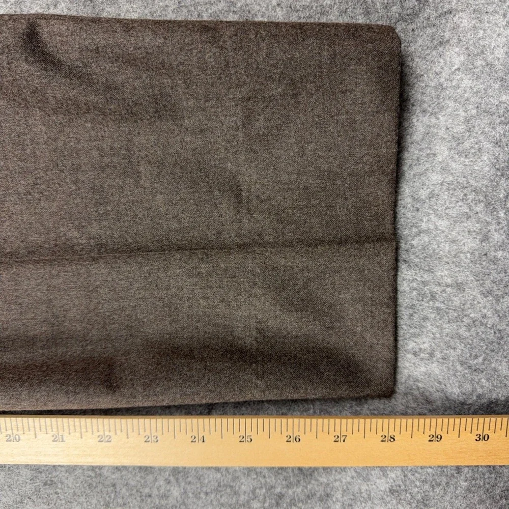 Brooks Brothers Trousers Mens W38 Brown Vitale Barberis Canonico Wool Cashmere